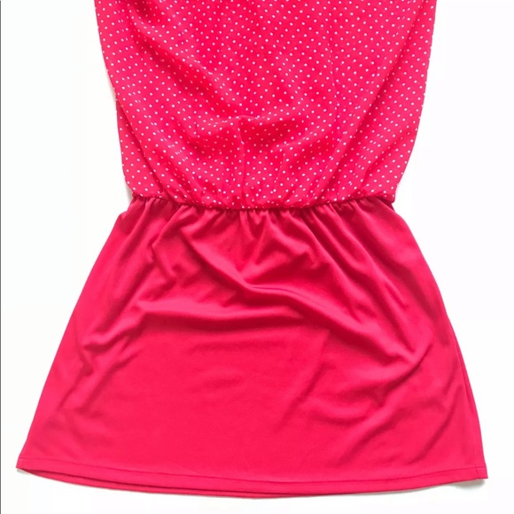 Olsenboye polka dot hi low skirt - Picture 3 of 7